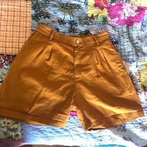 Big Bud Spicy Mustard Trouser shorts Size M